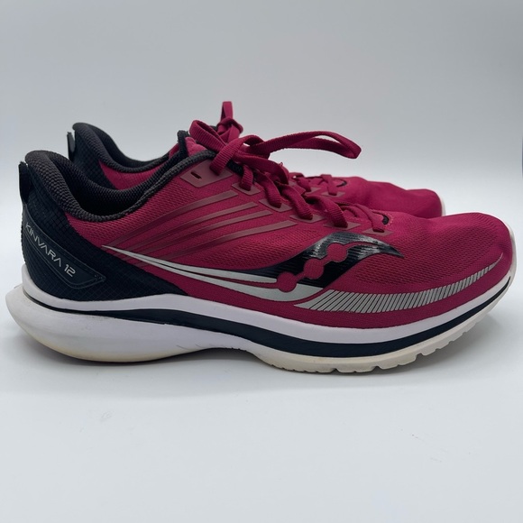 Womens Saucony Kinvara 12 Maroon Running Athletic Sneakers Size 9.5 - S10619-55 - Picture 1 of 8